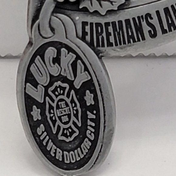 Silver Dollar City Firemans Landing Lucky Dog Made USA Christmas Ornament 2015 - Picture 4 of 11